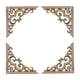 thumbnail image 1 of 4 apliques de madera decorativos sin pintar para armario o armario. 15 x 15 cm, 1 of 9