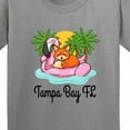 thumbnail image 4 of Inktastic Tampa Bay Florida Flamingo Youth T-Shirt, 4 of 5