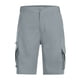 thumbnail image 4 of pstuiky Pantalones cortos de gimnasio para hombre, Pantalones cortos casuales de moda para hombre, con múltiples bolsillos, botón, cremallera y cintura elástica. Pantalones cortos cargo, 4 of 7