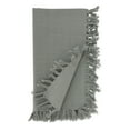 thumbnail image 3 of Saro Lifestyle Fringed Design Table Napkin (Set of 4), 3 of 5