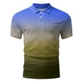 thumbnail image 4 of kamemir Men Polo Golf Shirts for Men Short-Sleeve Polo Casual Collared T-Shirt(Y-Blue,S), 4 of 4