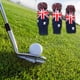 thumbnail image 4 of 3PCS Golf Vintage Head Cover Golf Headcovers Accesorios Cola Casco de palo de golf, 4 of 8