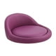 thumbnail image 3 of Taburete de asiento, reemplazo de silla redonda, taburete de asiento de silla con respaldo bajo, accesorio de cuero PU Púrpura, 3 of 8