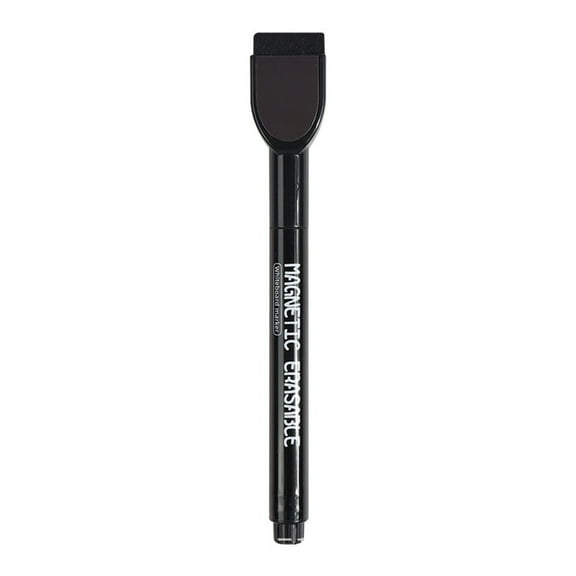 Magnetic Whiteboard Marker with Brush - Dust-Free Erasable Dry-Erase Pen Clearance - Goohae