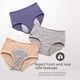 thumbnail image 5 of Ropa interior fisiológica para mujer, a prueba de fugas menstruales, cintura media alta, pantalones sanitarios para tía, 5 of 6