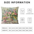 thumbnail image 5 of Awypu  Outdoor Spring Summer Floral Throw Pillow Cover European Vintage Hydrangea Flower Bouquet Blossom Botany Petals  Pillow Cover Home Sofa Pillow Case, 5 of 5
