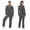 Grey, variant on Womens Coveralls Stretchy Long Sleeves Work Jumpsuit Overalls Casual Comfy Classic Workwear Uniforms White 3XL