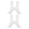 thumbnail image 4 of RENACLIPY Women’s Plastic Foot Mannequin for Shoe Display, White, Set of 4 Foot Models, 4 of 8