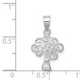 thumbnail image 2 of 925 Sterling Silver Tree Necklace Pendentif Charme Extérieur Nature, 2 of 6