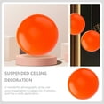 thumbnail image 3 of SKISUNO Boule d'Observation Orange en Acier Inoxydable à Suspendre pour Usage Décoratif Extérieur et Intérieur, 3 of 8