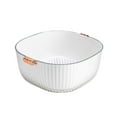 thumbnail image 1 of Kitchen Drain Rack Versatile Colander PP PET Material Durable Sleek Design Easy to Clean for Vegetable Washing Dish Drying Home Restaurant Use, 1 of 5