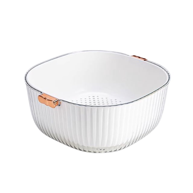 Kitchen Drain Rack Versatile Colander PP PET Material Durable Sleek Design Easy to Clean for Vegetable Washing Dish Drying Home Restaurant Use