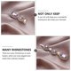 thumbnail image 2 of 5Pcs Rhinestone Hair Clips Fashionable Hair Fixing Clips Hair Accessory (Random Style), 2 of 4
