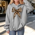 thumbnail image 2 of KPOPLK Sweatshirts for Girls Toddler & Kids Little Girl's Pullover Tops Sweaters & Hoodies Fall Winter Teen Girls Coat Grey,Size 11-12Years, 2 of 8