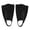 Black size 40 to 41, variant on YIGSECU Comfortable Short Snorkeling Fins Travel Size Flippers Silicone Swim Training Fins for Snorkeling Divings Swimming