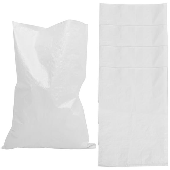 OUNONA Sturdy PP Sand Bags, Heavy Duty and Tear-Resistant, for Flood Barriers, 5Pcs