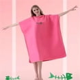 thumbnail image 3 of Quick-drying Changing Robe Quick Dry Bathrobe Hooded Absorbent Bath Towel Swimming & Fitness Super Absorbent Bathrobe, 3 of 5