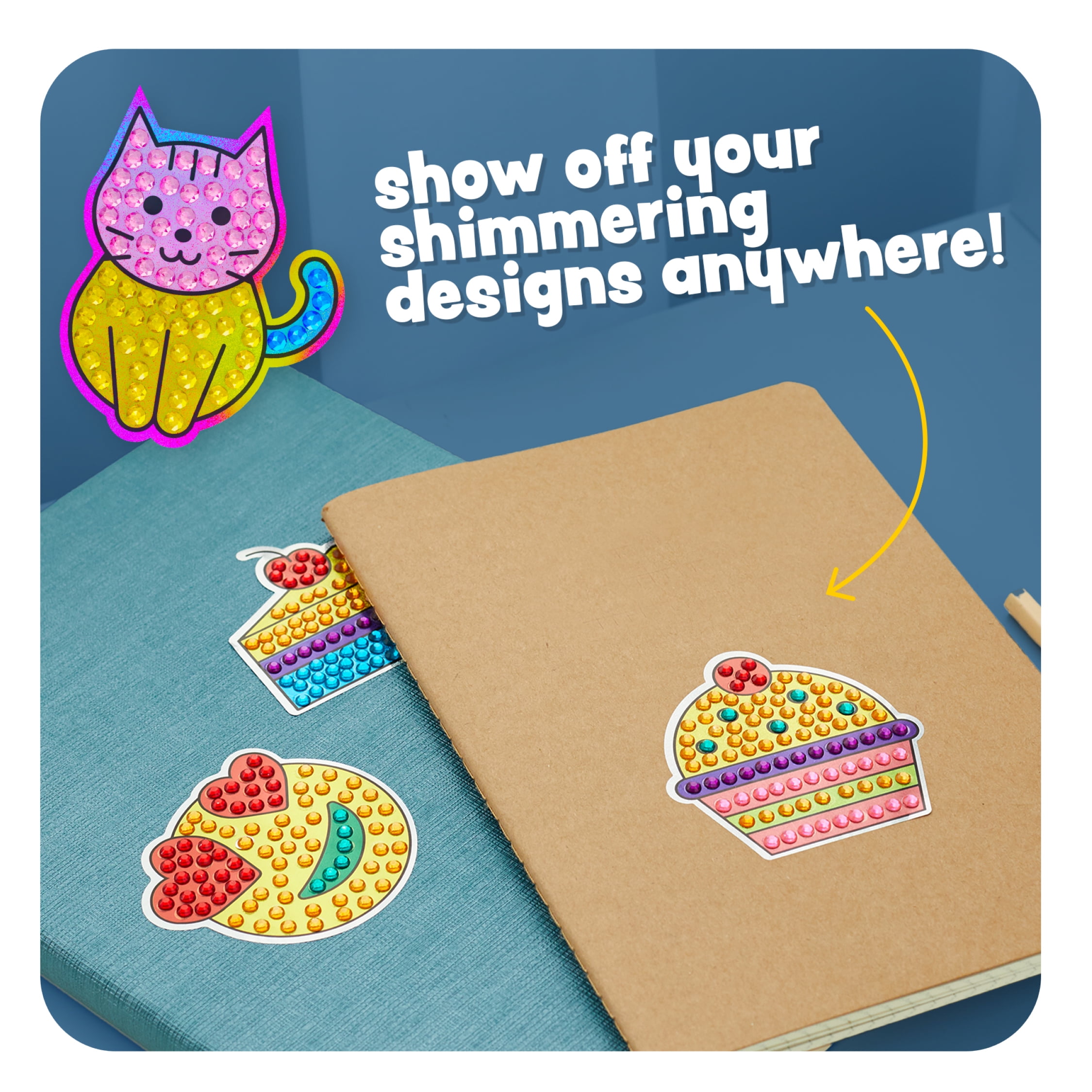 Gem Painting Kit for Kids - Diamond Art Kit - Crafts Kit for Kids Ages 6-12 Years - Birthday Gifts for Girls & Boys