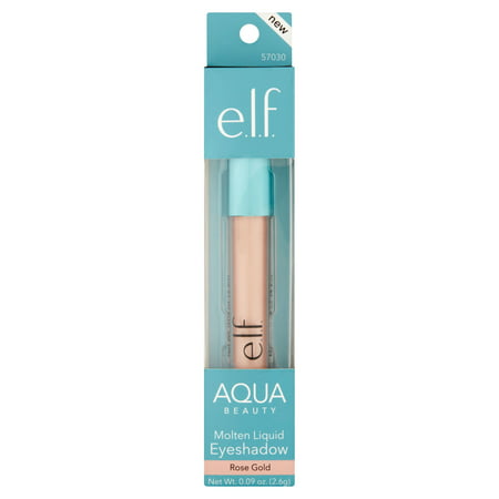 e.l.f. Aqua Beauty Molten Liquid Eyeshadow, Rose (The Best Gold Eyeshadow)