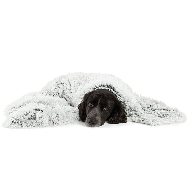 Pet Throw Blanket Shag Frost 40x50