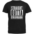 thumbnail image 1 of Straight Outta Colorado Black Adult T-Shirt, 1 of 1