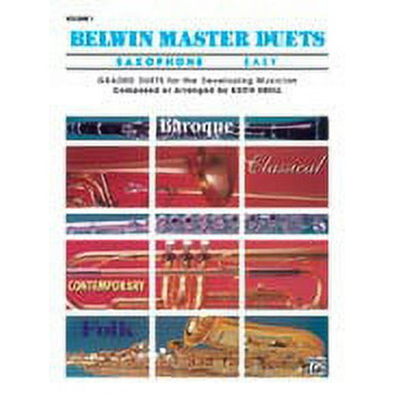 Belwin Master Duets (Saxophone), Volume 1: Easy