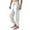 White, variant on Ediodpoh Mens Four Seasons Can Wear Casual Retro Style Solid Color Lace up Pants Casual Pants Casual Shorts for Men Khaki XL