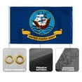 thumbnail image 2 of AGAS 3x5 Polyester US Navy Printed Durable Outdoor Flag, 2 of 6