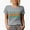 Heather Grey, variant on Hawaii, America, USA or US State, Groovy Retro Wavy Text Merch Gift, White T-Shirt, Medium
