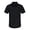 Black, variant on Mens Linen Shirt Short Sleeve Casual Lightweight Button Down Shirts Beach Summer Light Blue Tops