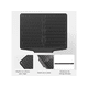 thumbnail image 3 of Alfombrilla Para Secar Utensilios Con Borde Escurridor Xtellar negro, 3 of 4