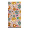 thumbnail image 2 of XYZCANDO Flowers Pattern Print Sweatproof Car Seat Cover Towel, Anti-Slip Easy Install Machine Washable Towel Cover for SUV Cars, 2 of 11