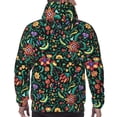 thumbnail image 7 of Sikiie Mexican Flower 1 Men's Hoodie, Essentials Hoodie, Sweatshirt, Pullover Hooded Sweatshirt for Men-Small, 7 of 7