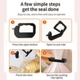 thumbnail image 2 of A set of 4 plastic food clips, bag sealing clips for storing food and snacks, 2 of 6