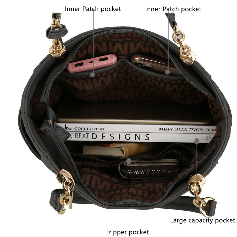 MM Collection Women's Satchel Handbag Purse