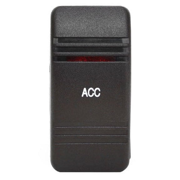 Carling Contura III On/Off Boat Rocker Switch | 5 Spade 12 Volt Lighted