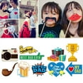 thumbnail image 4 of Photo Booth Props 28Pcs/Set Photo Booth Props Eye-catching Multi-purpose Portable Fine Workmanship Ornamental Party Decoration Reusable Happy Dads Day Theme Party Supplies Holiday Supplie, 4 of 6