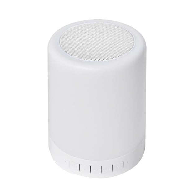 La carcasa exterior del altavoz Bluetooth portátil Luz nocturna junto a la lámpara con subwoofer inalámbrico de control táctil Methold DZ3892-00