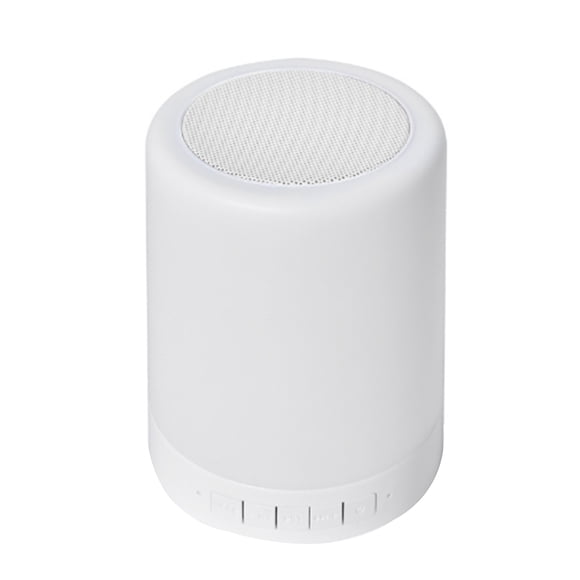 Cateissary La carcasa exterior del altavoz portátil, luz nocturna al lado de la lámpara con subwoofer inalámbrico con control táctil Cables de audio/vídeo