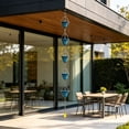 thumbnail image 1 of Cadena de lluvia galvanizada para canalones y bajantes, con recolector de agua decorativo y campana | Desviador de agua exterior para jardín, 1 of 6