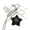 Black, variant on Butterfly Knot Keyring For Keys Or Purse Decoration Individualized Purse Charm Stylish Chain