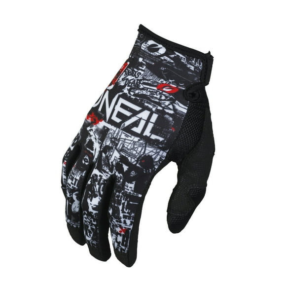O'Neal Mayhem Attack Gloves Black/White Small
