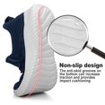 thumbnail image 4 of Feetsit Men's Walking Shoes Lightweight Breathable Mesh Slip On Sneakers Non-Slip Running Shoes for Work Gym Travel All-Day Standing, 4 of 6