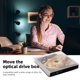 thumbnail image 1 of Portable CD/DVD Drive Type C Interface Optical Reader for Desktop Laptop MacBook, 1 of 9