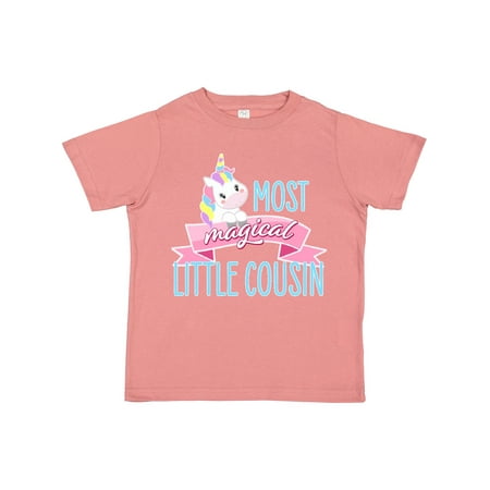 

Inktastic Most Magical Little Cousin- Cute Unicorn Gift Toddler Toddler Girl T-Shirt