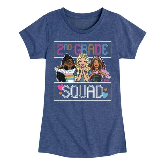 Barbie - Back To School - 2nd Grade Squad - Toddler And Youth Girls Short Sleeve Graphic T-Shirt