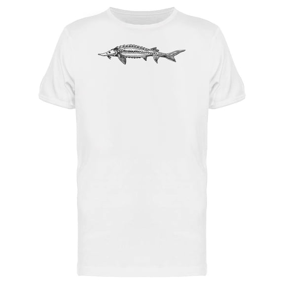 Sturgeon Fish Sketch Tee Men's -Image by Shutterstock