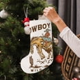 thumbnail image 5 of Picia Cowboy Up Vintage Wild West for 18in Christmas Stockings, Xmas Stocking for Kids, Holiday and Family Stocking for Fireplace or Party Decoration, 5 of 7