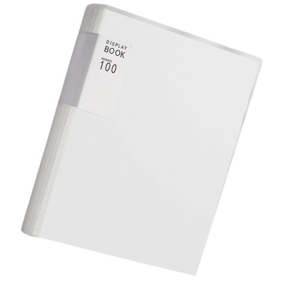 100 Pocket Display Folder with Clear Protective Sleeves Presentation Organiser Document Project Folders for Office