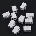 thumbnail image 3 of 200 Piezas Conector RJ45 Jack Cat6 Acoplador de Extensión Red Ethernet LAN Cat 6 Acoplador Conectores Extender Adaptador,, 3 of 9